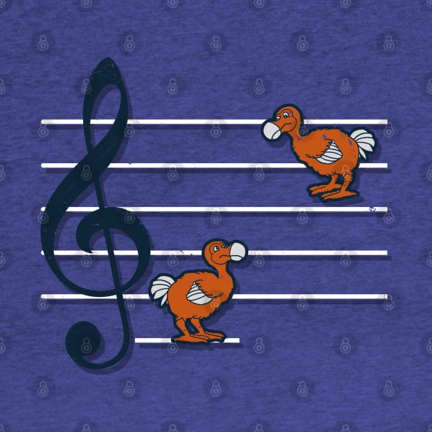 Funny Cute Original Music Inspired Doremi Dodo Birds Clever Gift For Musicians by BoggsNicolas
